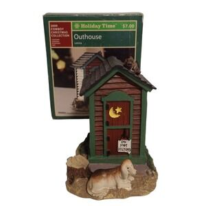 Holiday Time Outhouse Cowboy Christmas Collection 2009